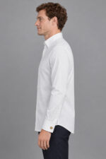 Button-Down French Cuff Shirt - Image 3