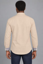 Floral Trim Spread Collar Shirt - Image 2