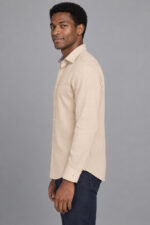 Floral Trim Spread Collar Shirt - Image 3