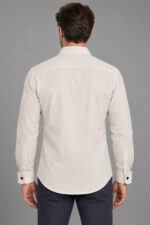 Point Collar French Cuff Shirt - Image 2